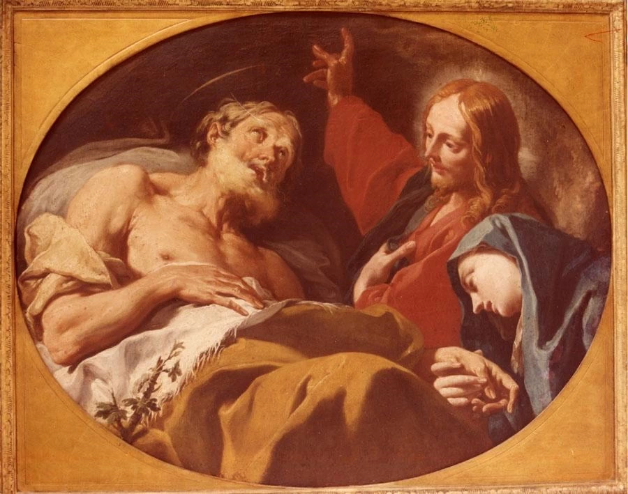 Giambattista Pittoni - Morte di s. Giuseppe, Ottobeuren, Klostermuseum